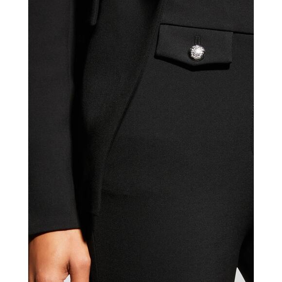 Veronica Beard Renzo Straight Crop Pants Black Size 4 $395 - Picture 3 of 11